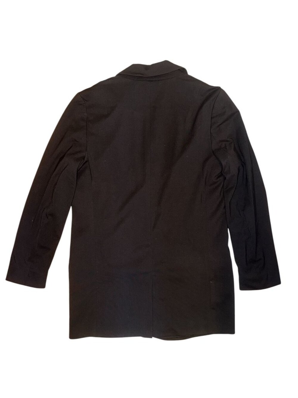 AllSaints Aleida Jersey Blazer Womens 2 Black Modal Open-front Jacket WT109V - Picture 5 of 10